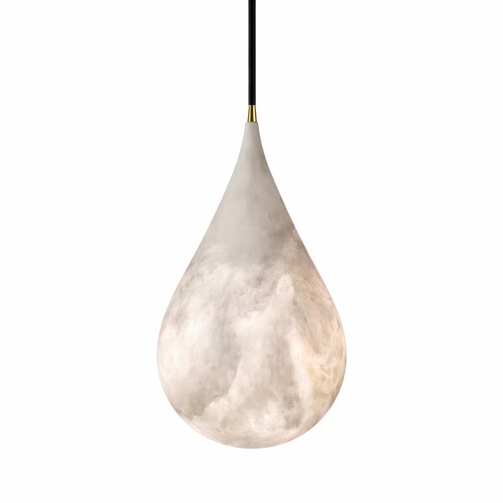Avenith hanglamp met albasten druppelvormige kap