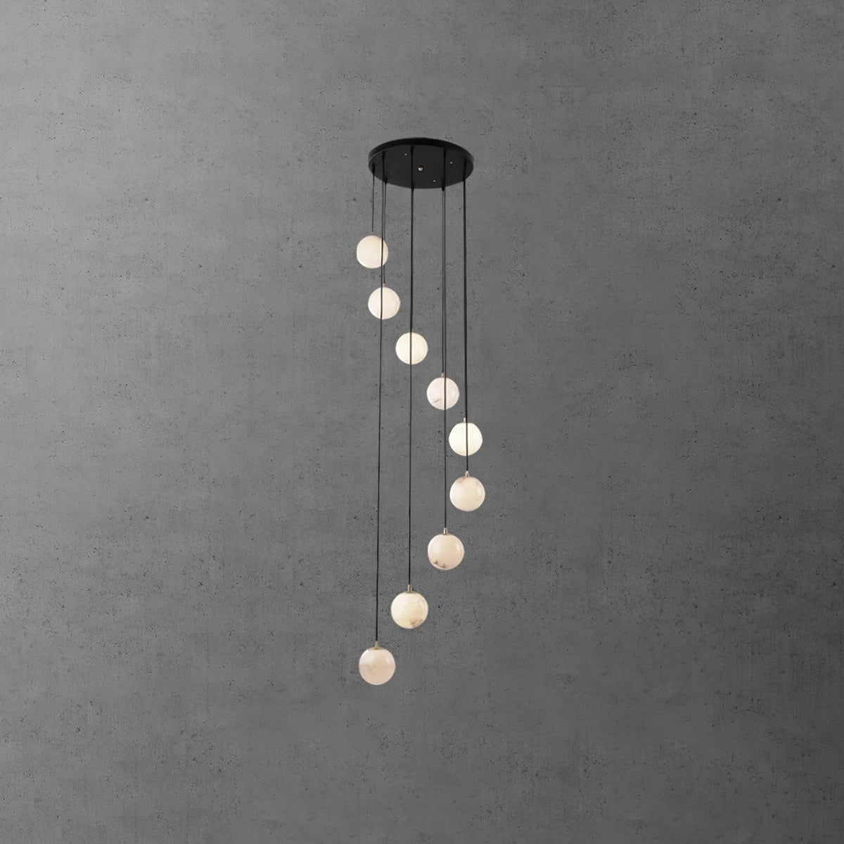 Sexta albasten hanglamp Kroonluchter