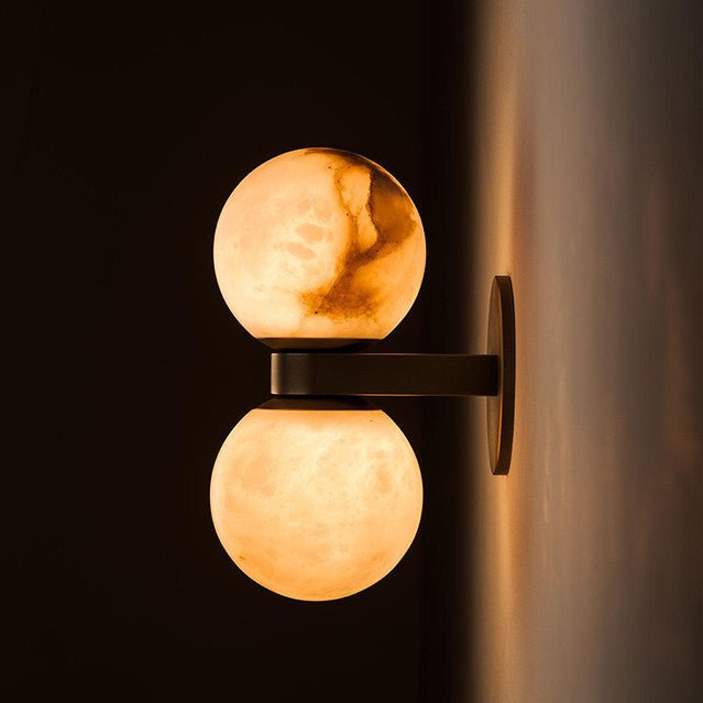 Lumenor albast Celestia Orb wandlamp