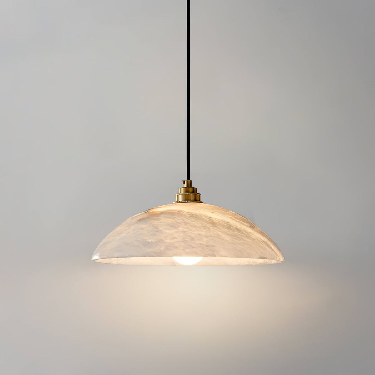 Warenol Minimalistische hanglamp van albast