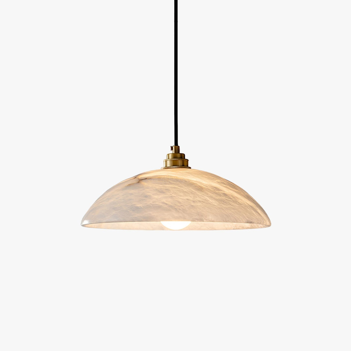 Warenol Minimalistische hanglamp van albast