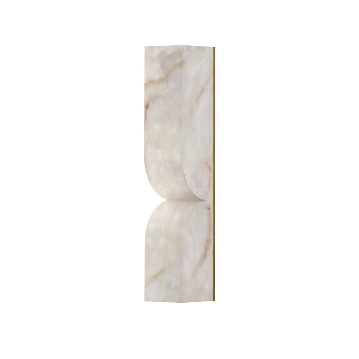 Niveelle Albast Rechthoekige wandlamp