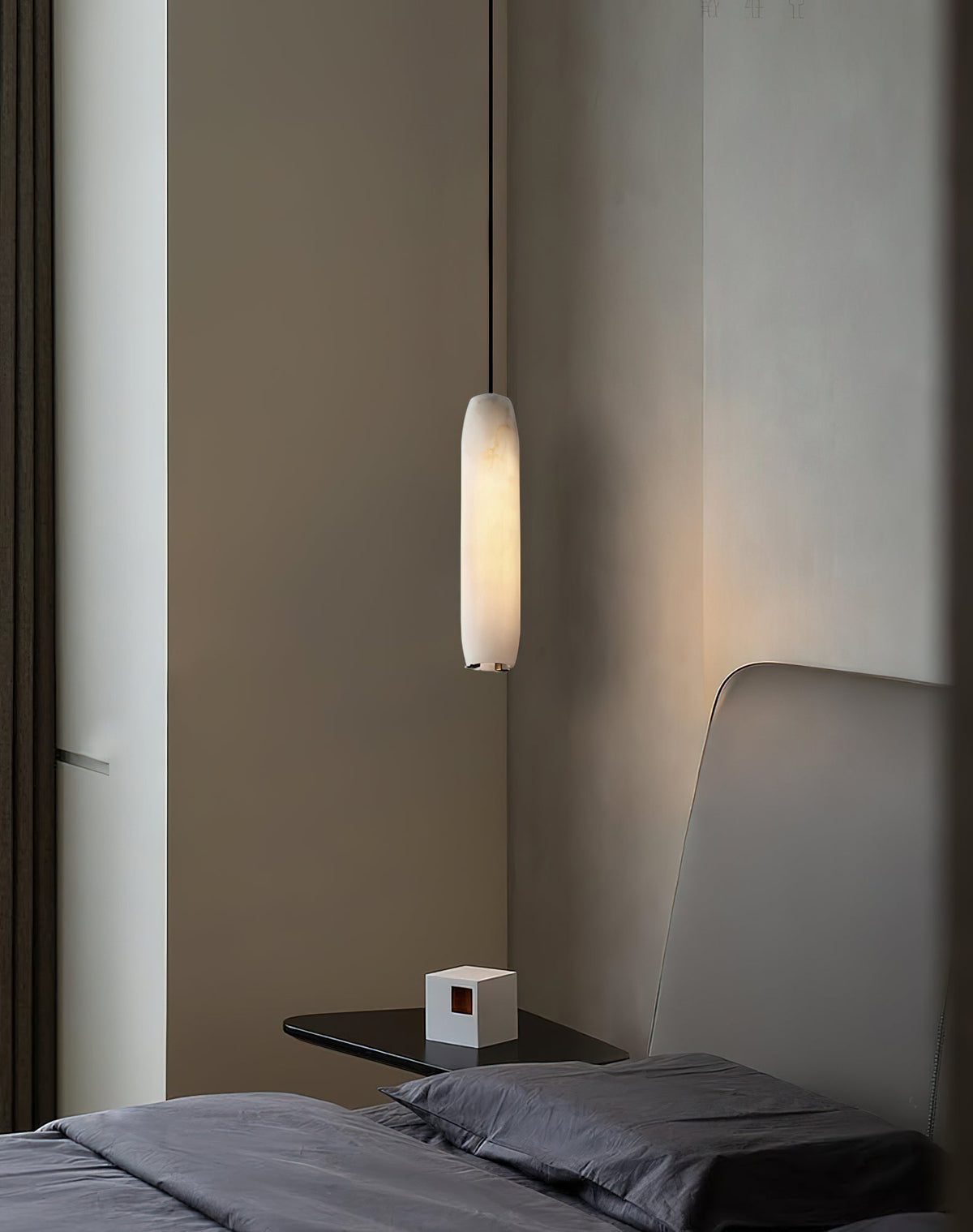 Orven Flute Moderne Minimalistische hanglamp van Albast