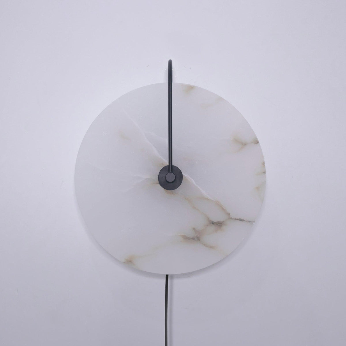Albeaine Albast bollen wandlamp met Stekker