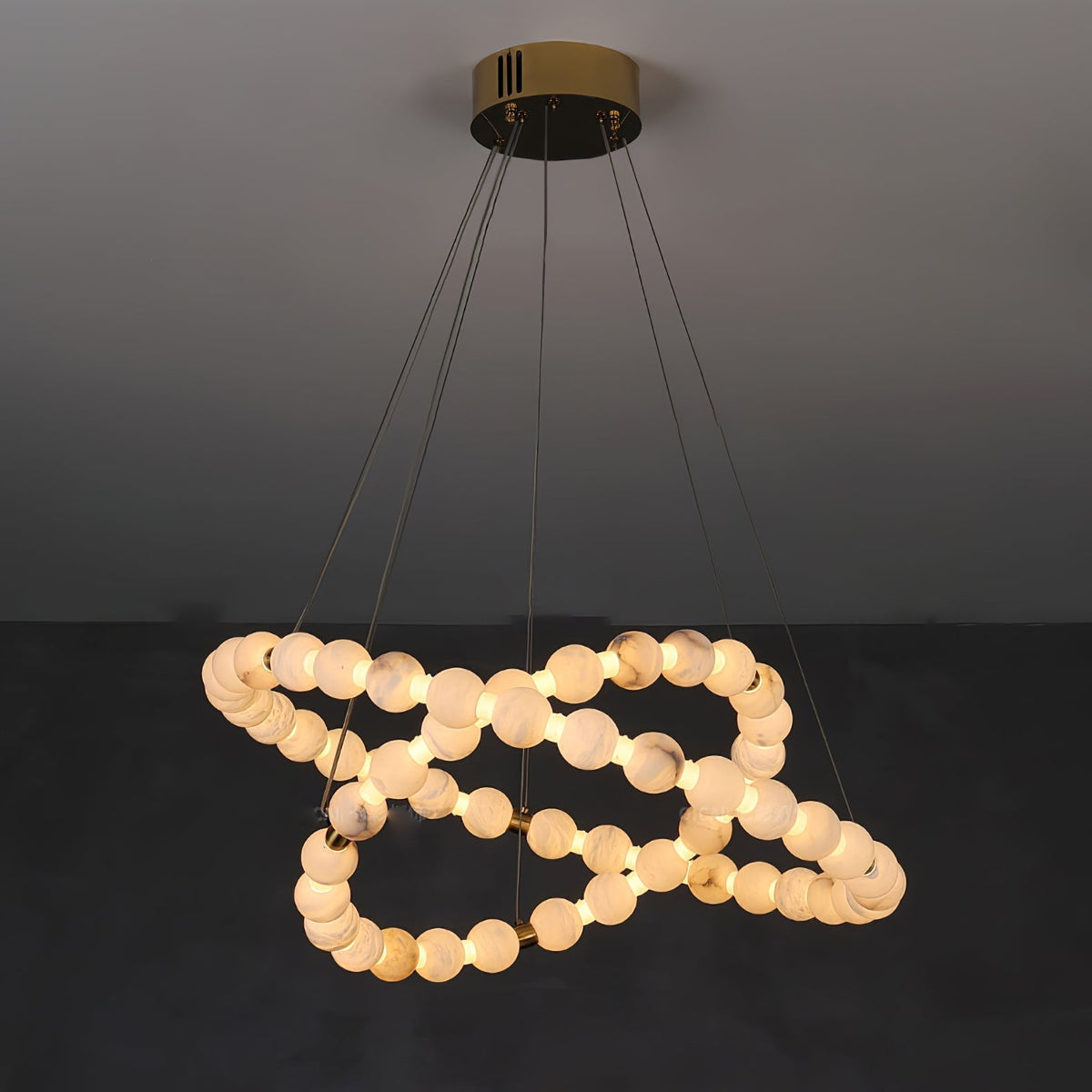 Eirelian modern Albast Hanglamp Kroonluchter