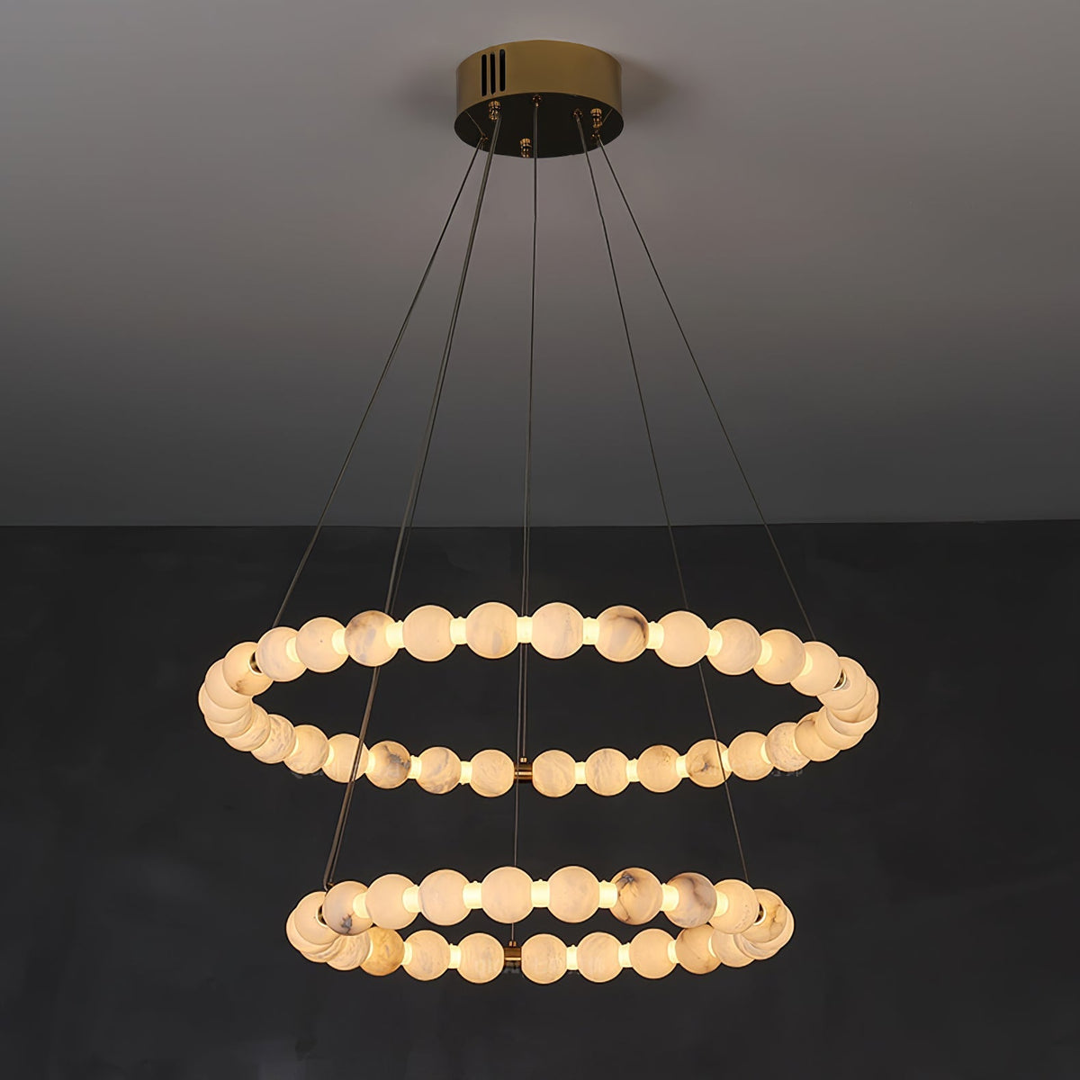 Eirelian modern Albast Hanglamp Kroonluchter