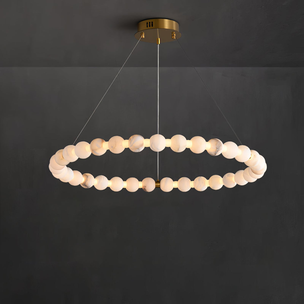 Eirelian modern Albast Hanglamp Kroonluchter
