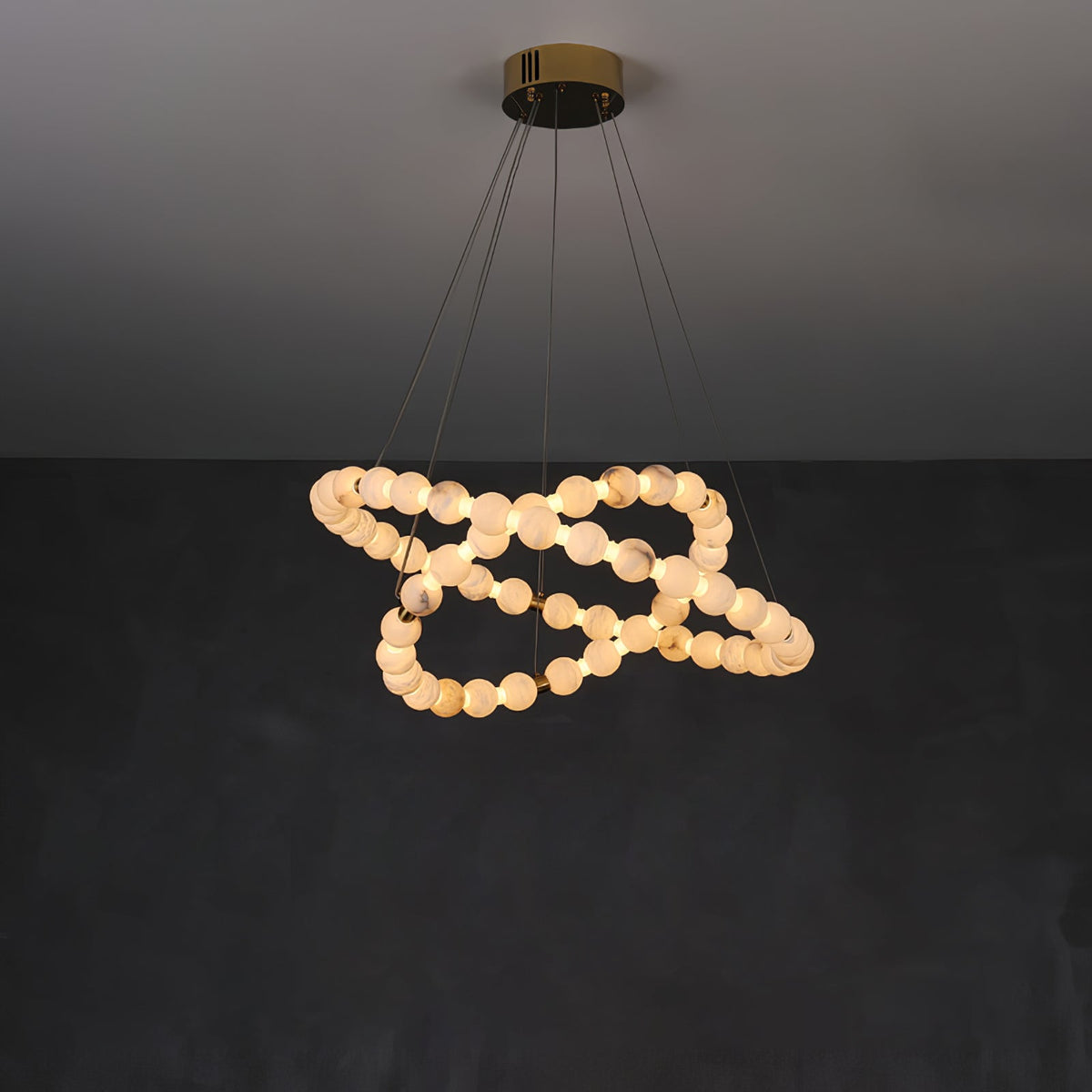 Eirelian modern Albast Hanglamp Kroonluchter