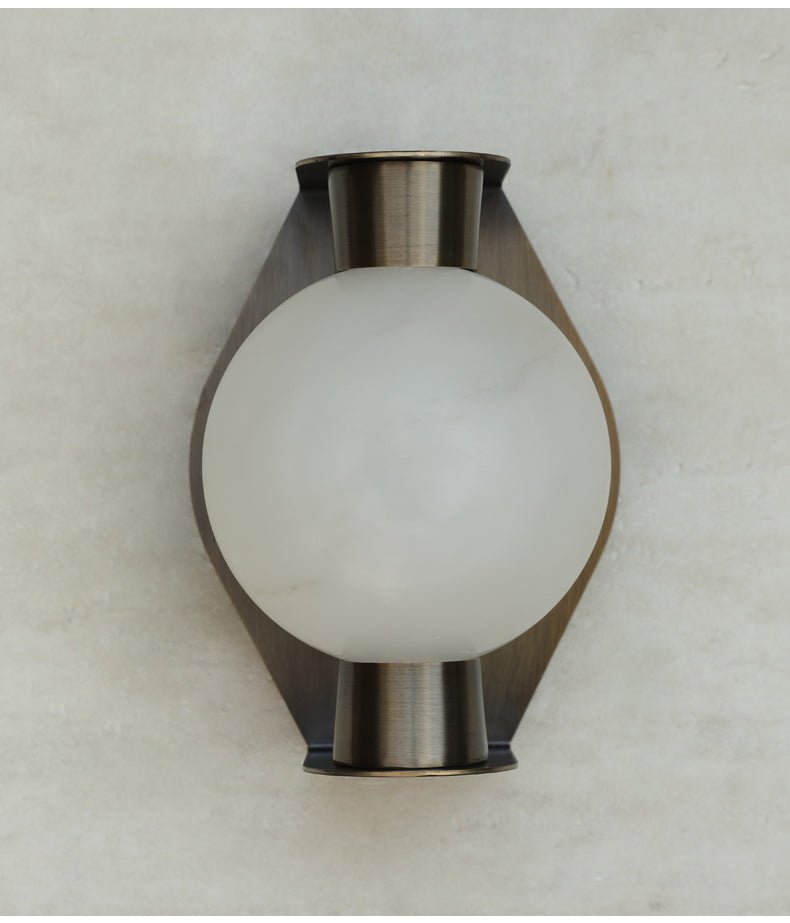 Caldrien Albast bol albasten wandlamp