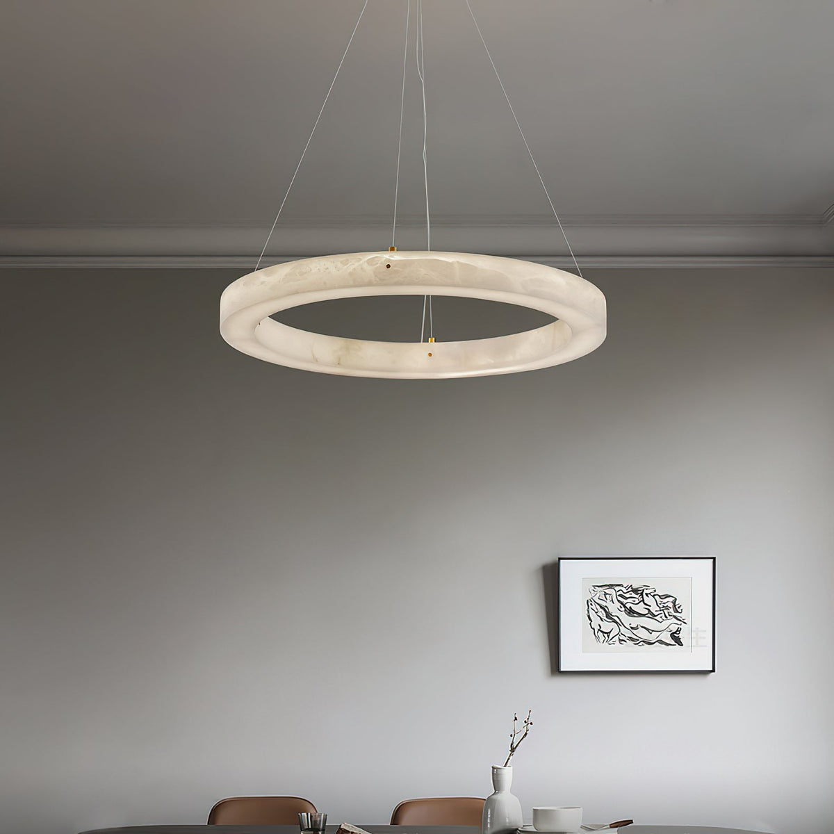Plotuvyn Postmodern luxe Ring albasten Kroonluchter