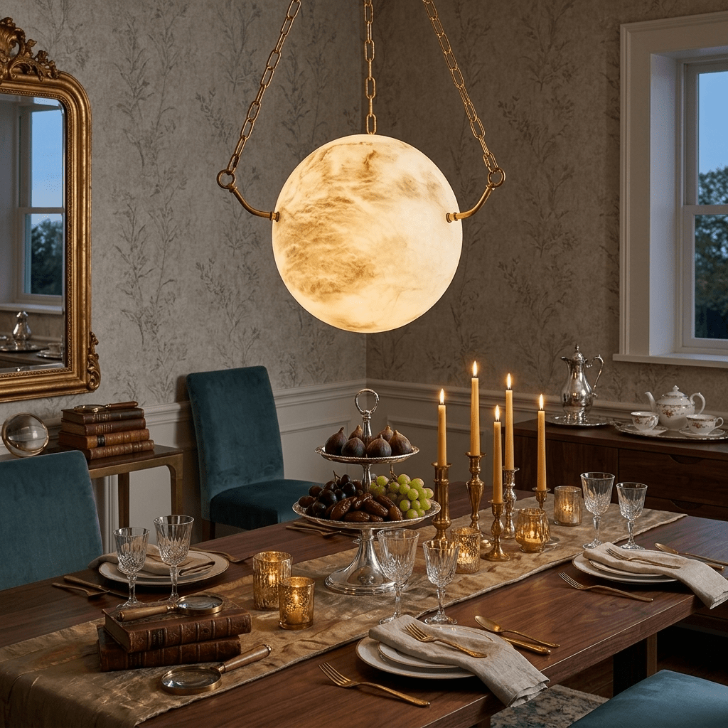 Noranaya hanglamp met bolvormige kap