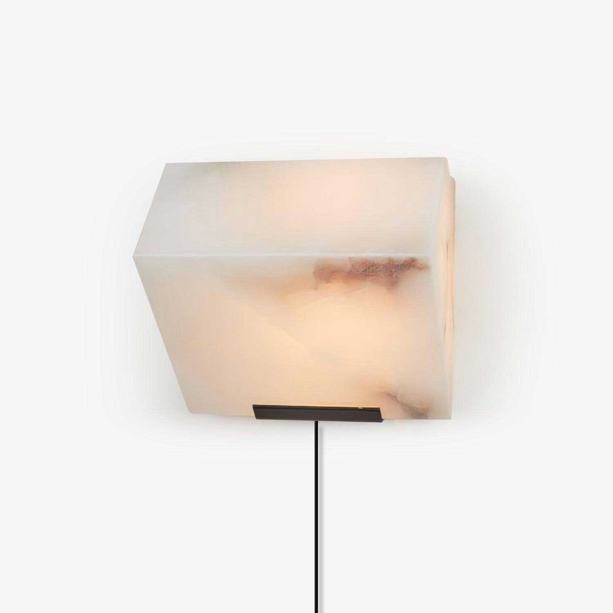 Niviella albasten wandlamp met stekker voor de trap