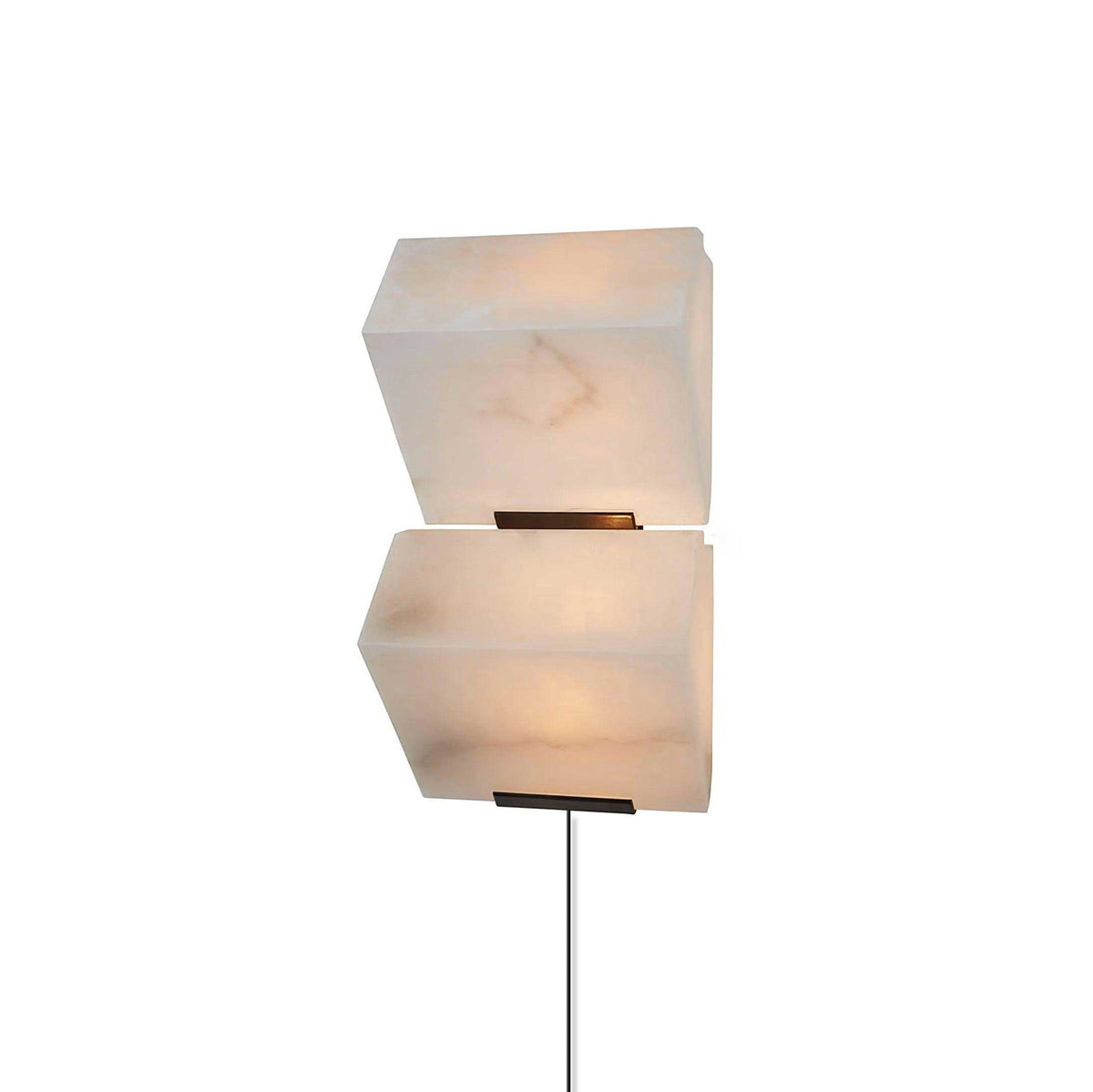 Niviella albasten wandlamp met stekker voor de trap