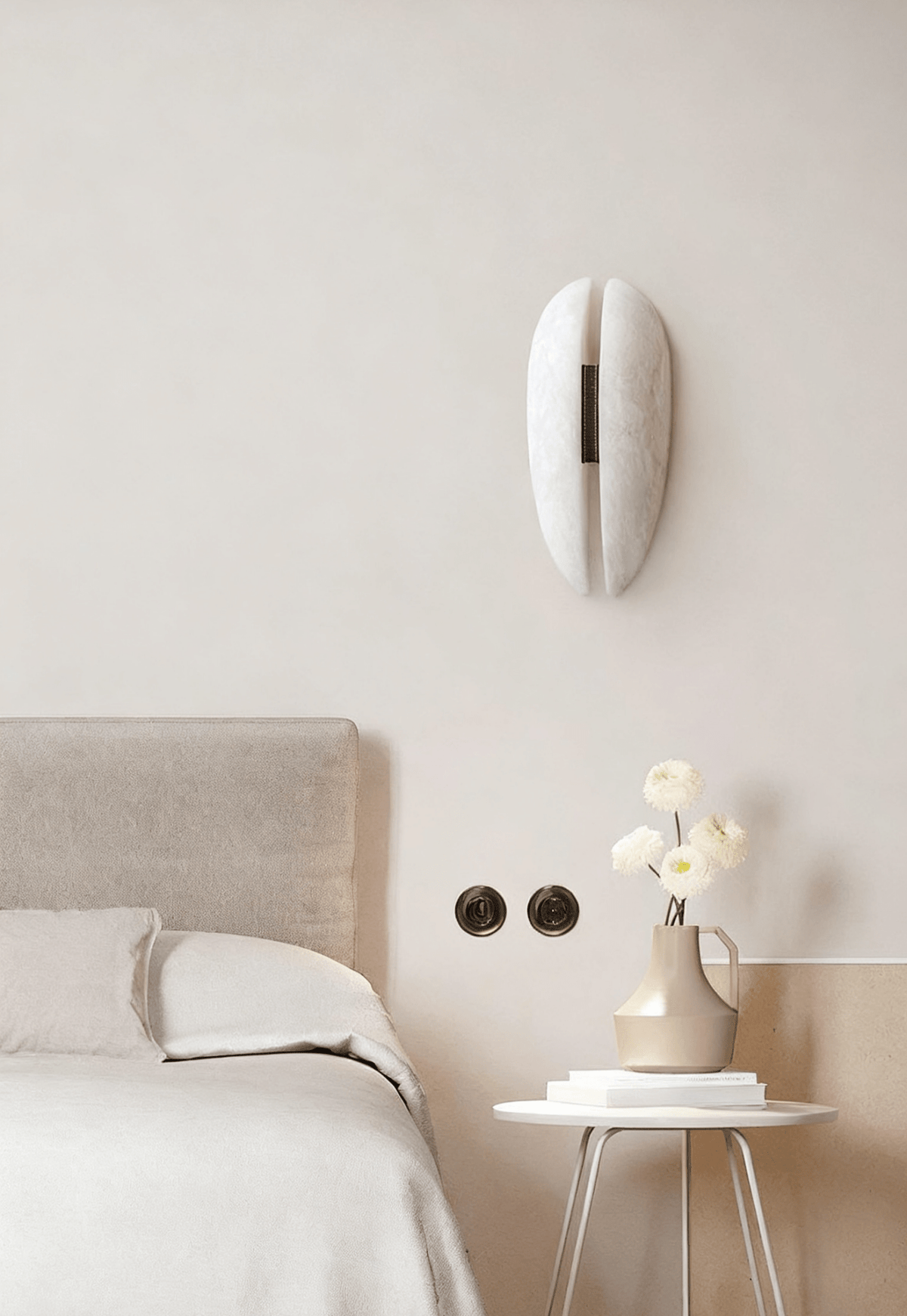 Albeora Albast Veil wandlamp
