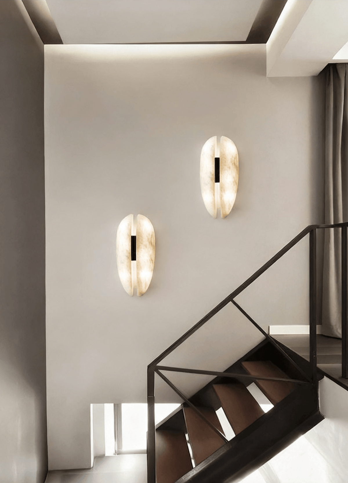 Albeora Albast Veil wandlamp
