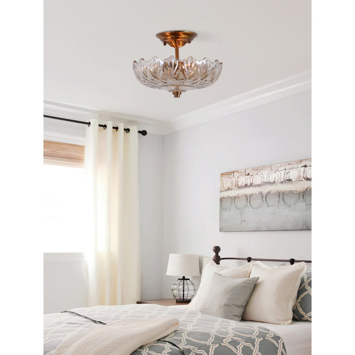 Qvistuvyi Postmodern Luxe glas plafondlamp