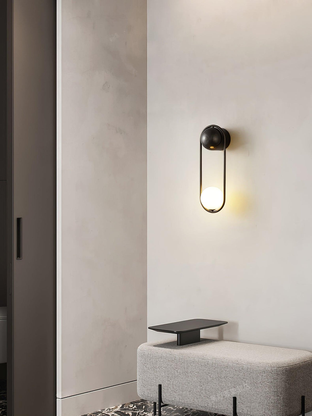 Glode wandlamp