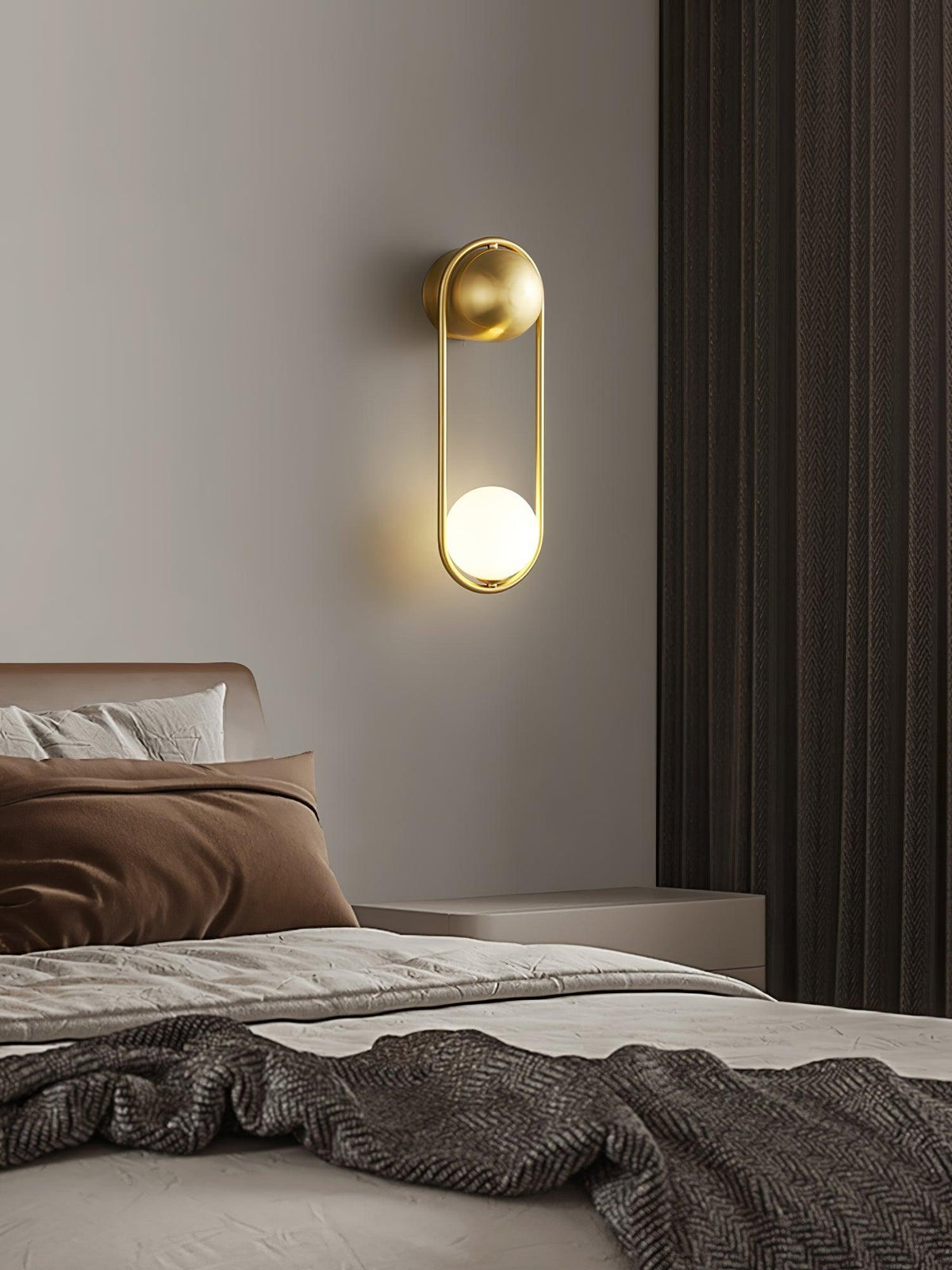Glode wandlamp