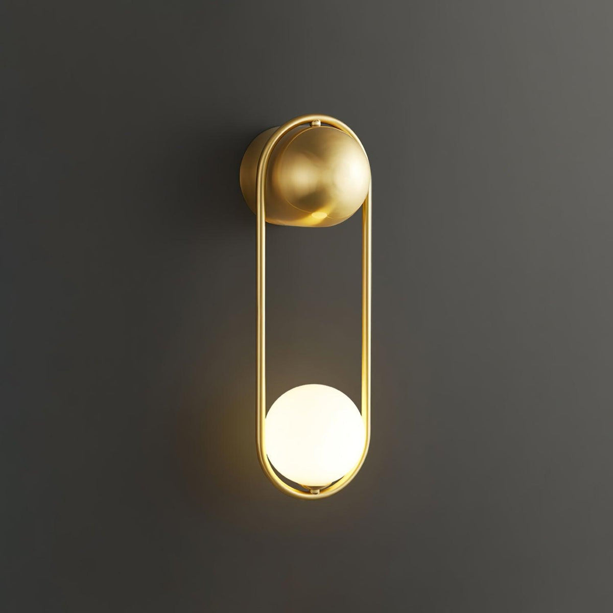 Glode wandlamp