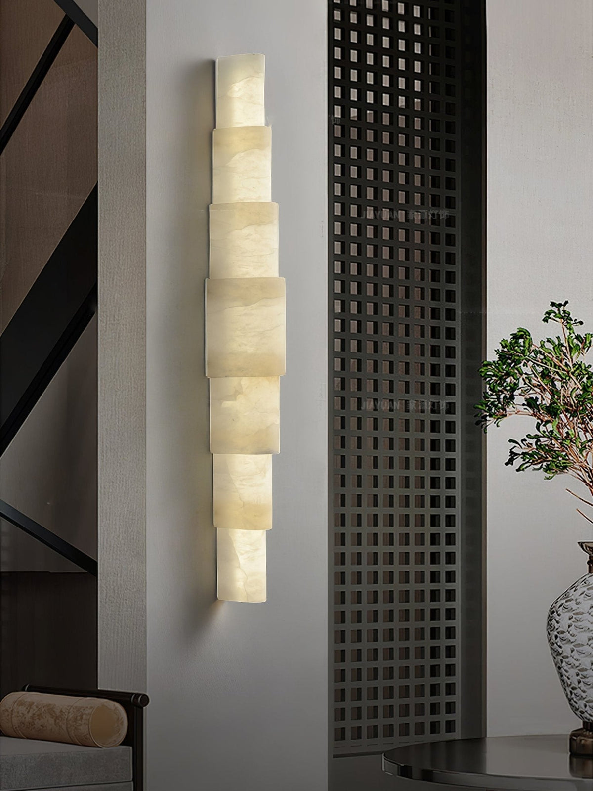 Raya albasten wandlamp