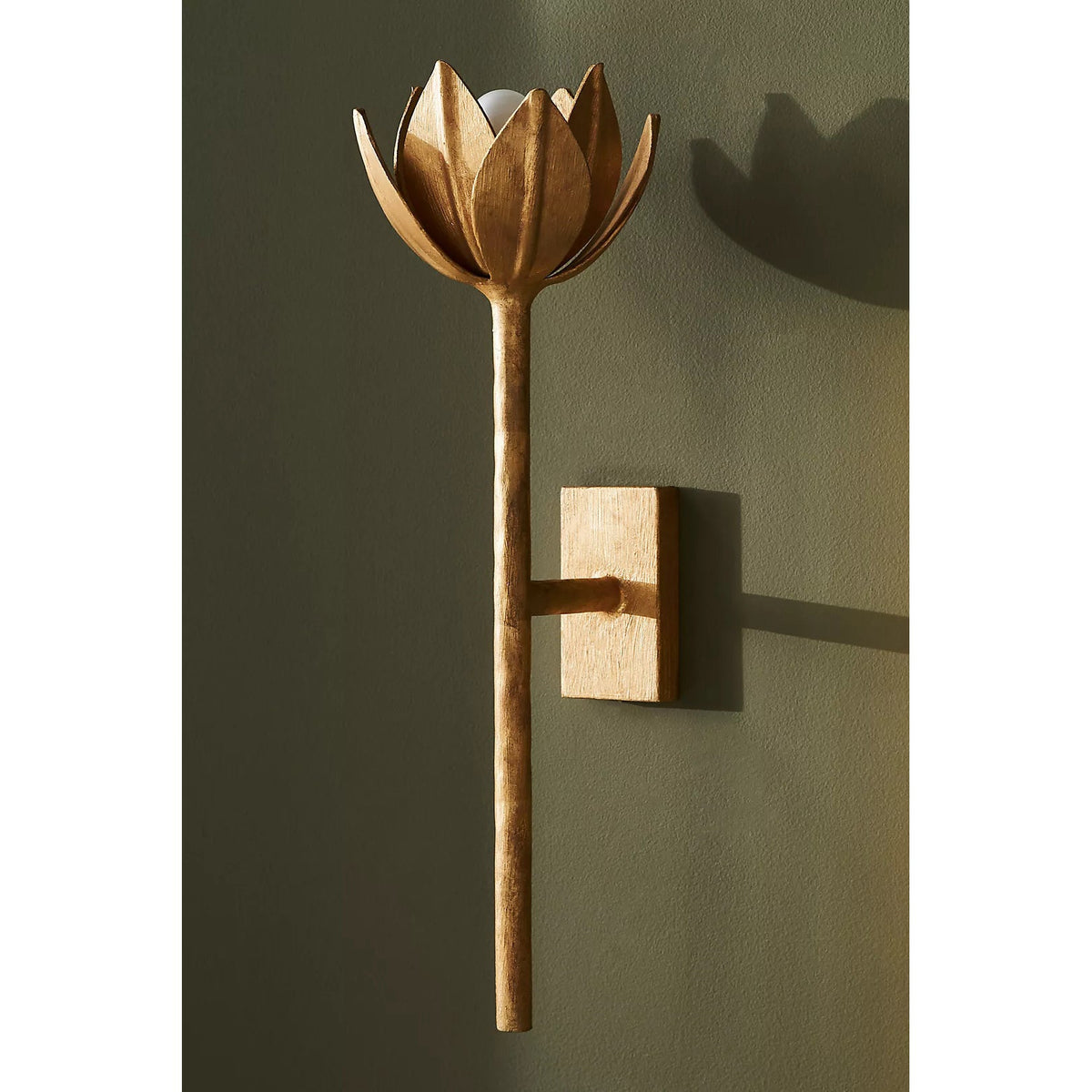 Ulfuvyn moderne minimalistische messing wandlamp
