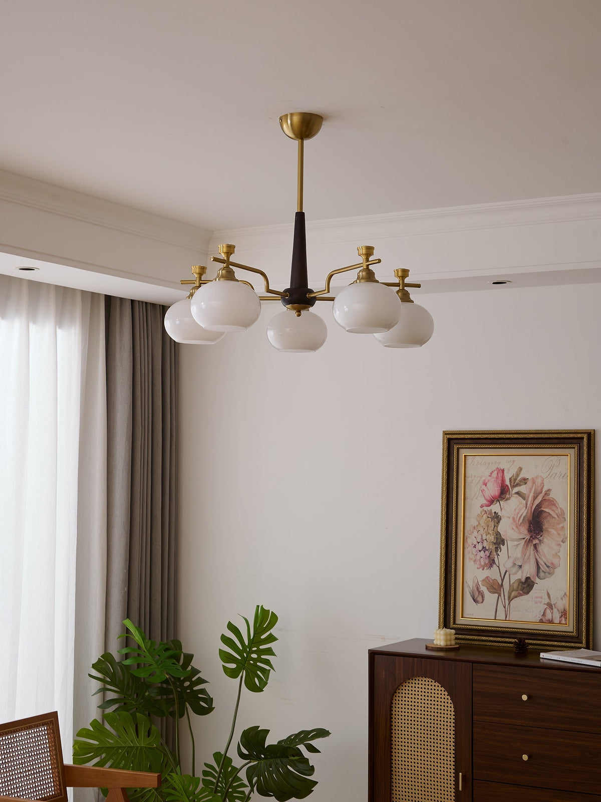 Velirara Traditionele Unieke Sfeer Houten glas Kroonluchter