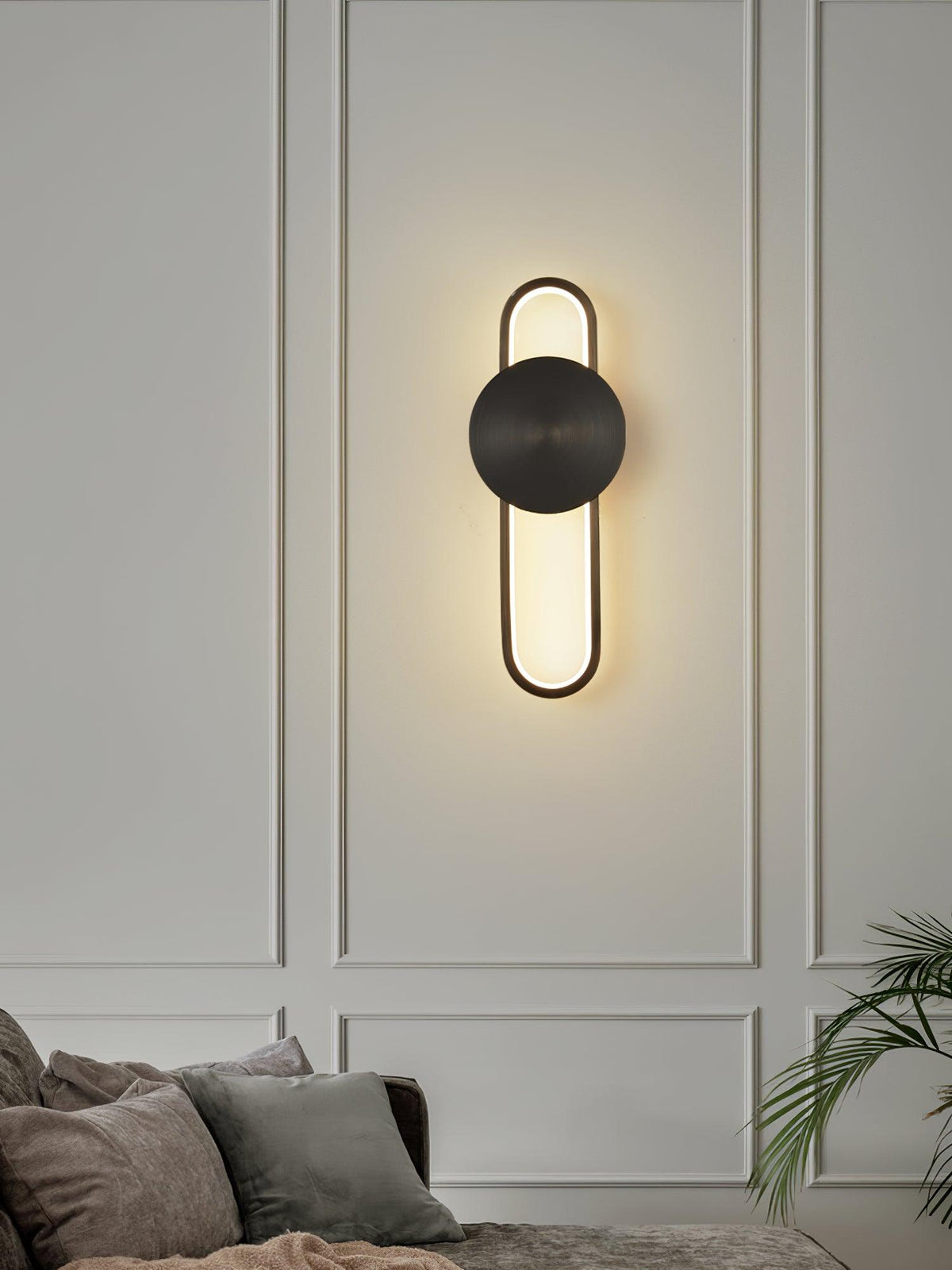 Orieniella Moderne minimalistische wandlamp van messing