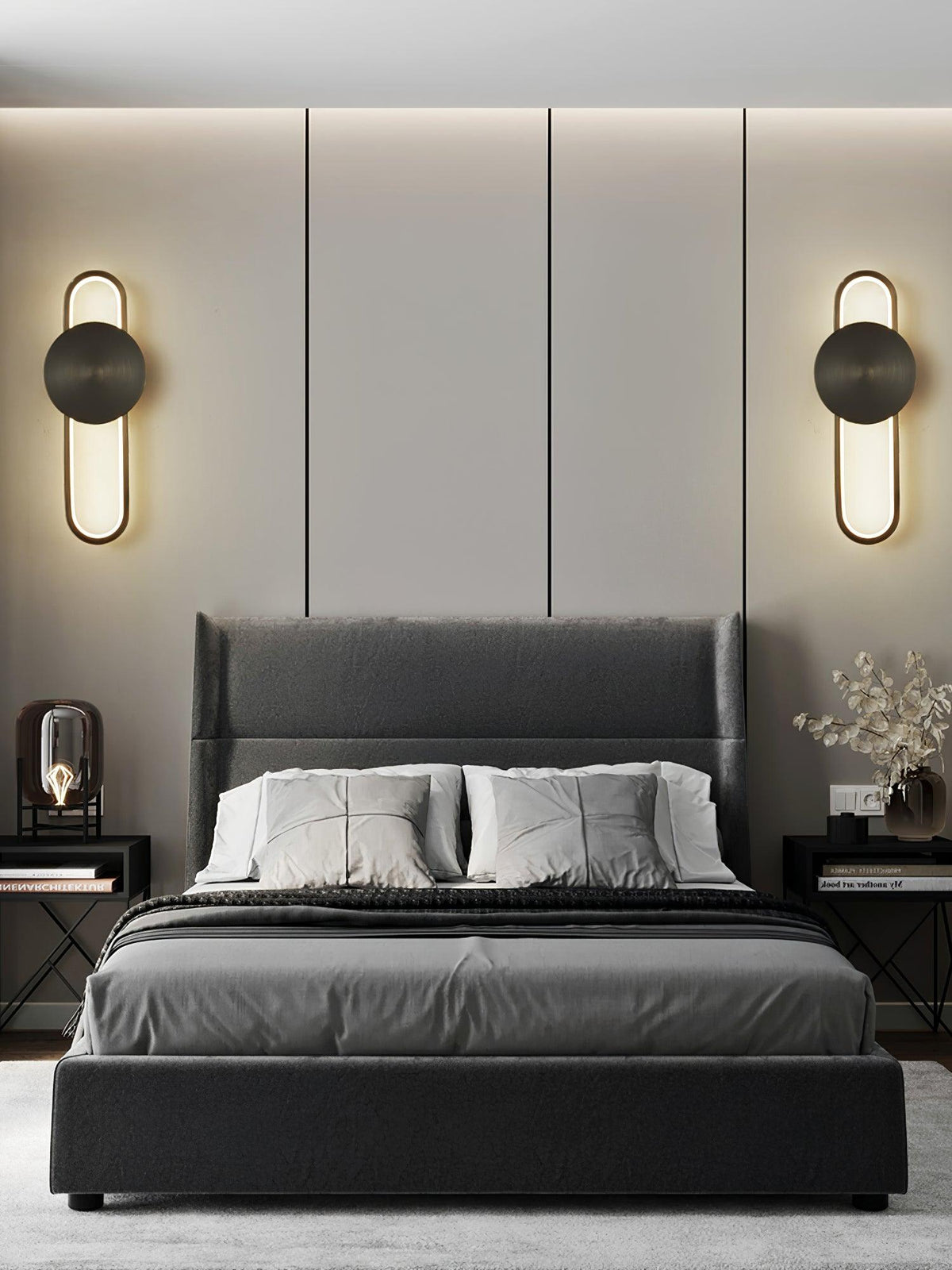 Orieniella Moderne minimalistische wandlamp van messing