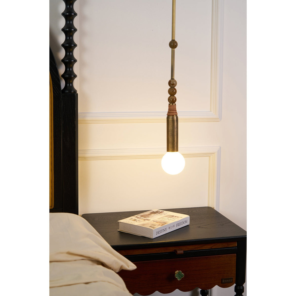 Alvuvyn moderne hanglamp met minimalistisch marmer