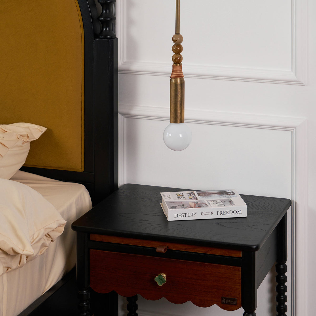 Alvuvyn moderne hanglamp met minimalistisch marmer