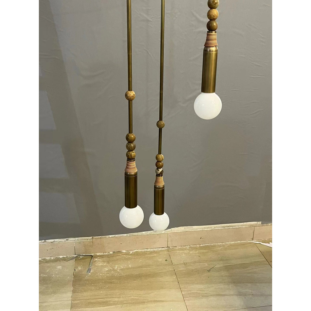 Alvuvyn moderne hanglamp met minimalistisch marmer