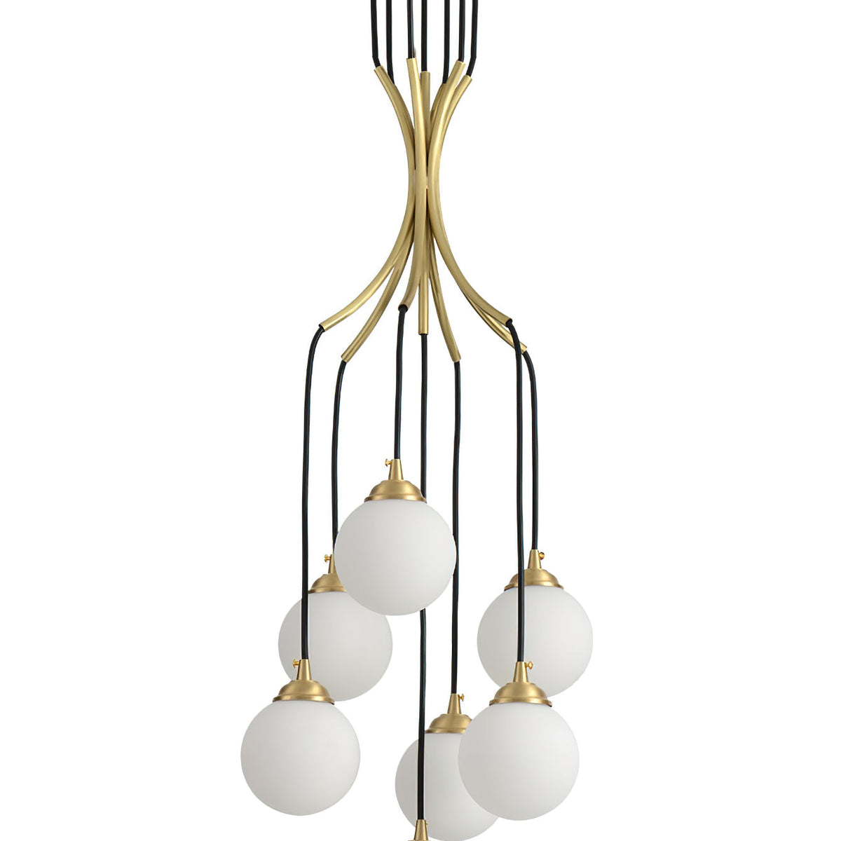 Zoruvyi Moderne Minimalistische Ball Drop glas Kroonluchter