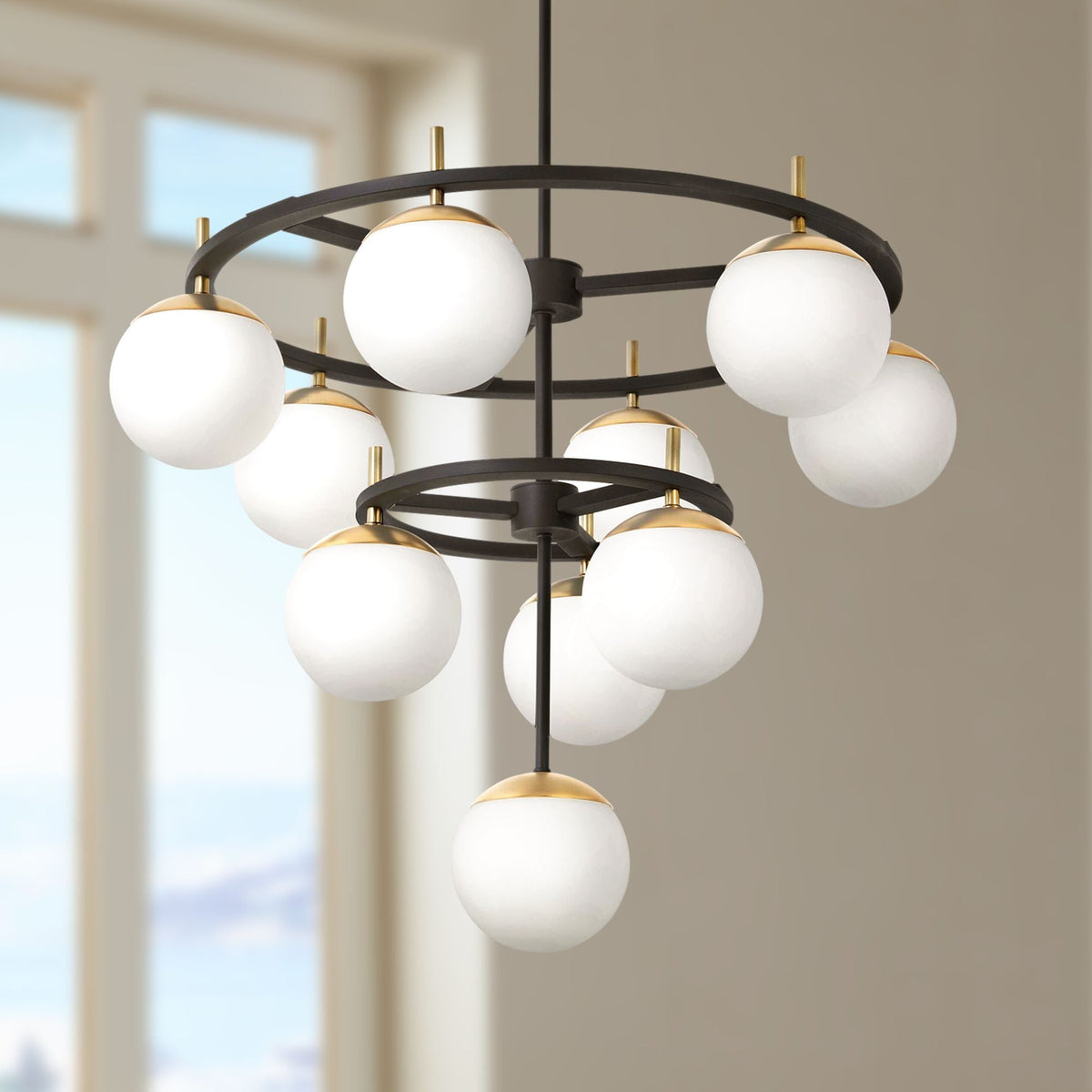 Ornuvyn moderne minimalistische kroonluchter van glas