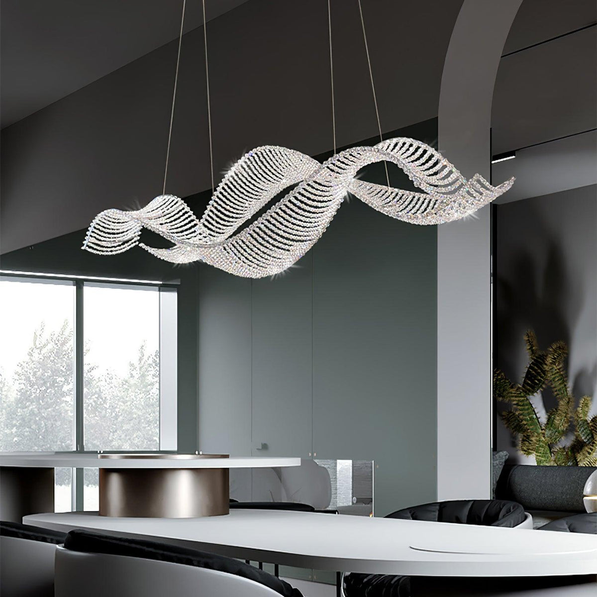 Caelox Postmodern luxe Kristal Kroonluchter