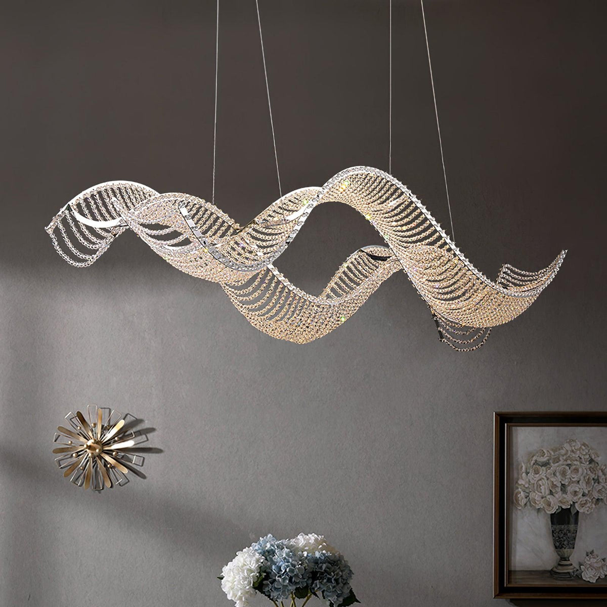 Caelox Postmodern luxe Kristal Kroonluchter