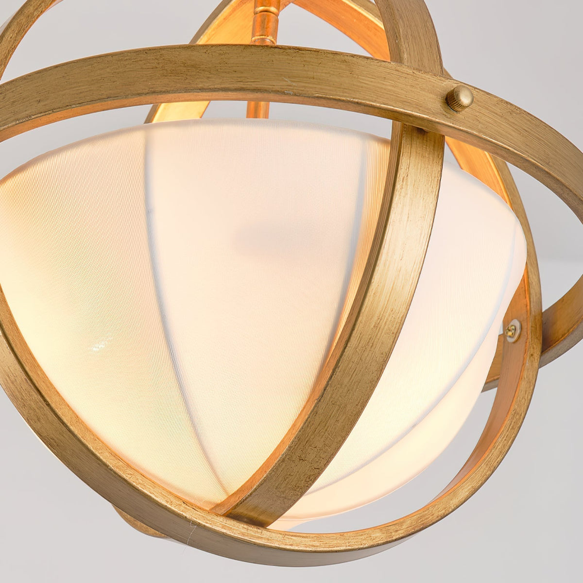 Aevuvyi moderne minimalistische hanglamp van metaal en stof