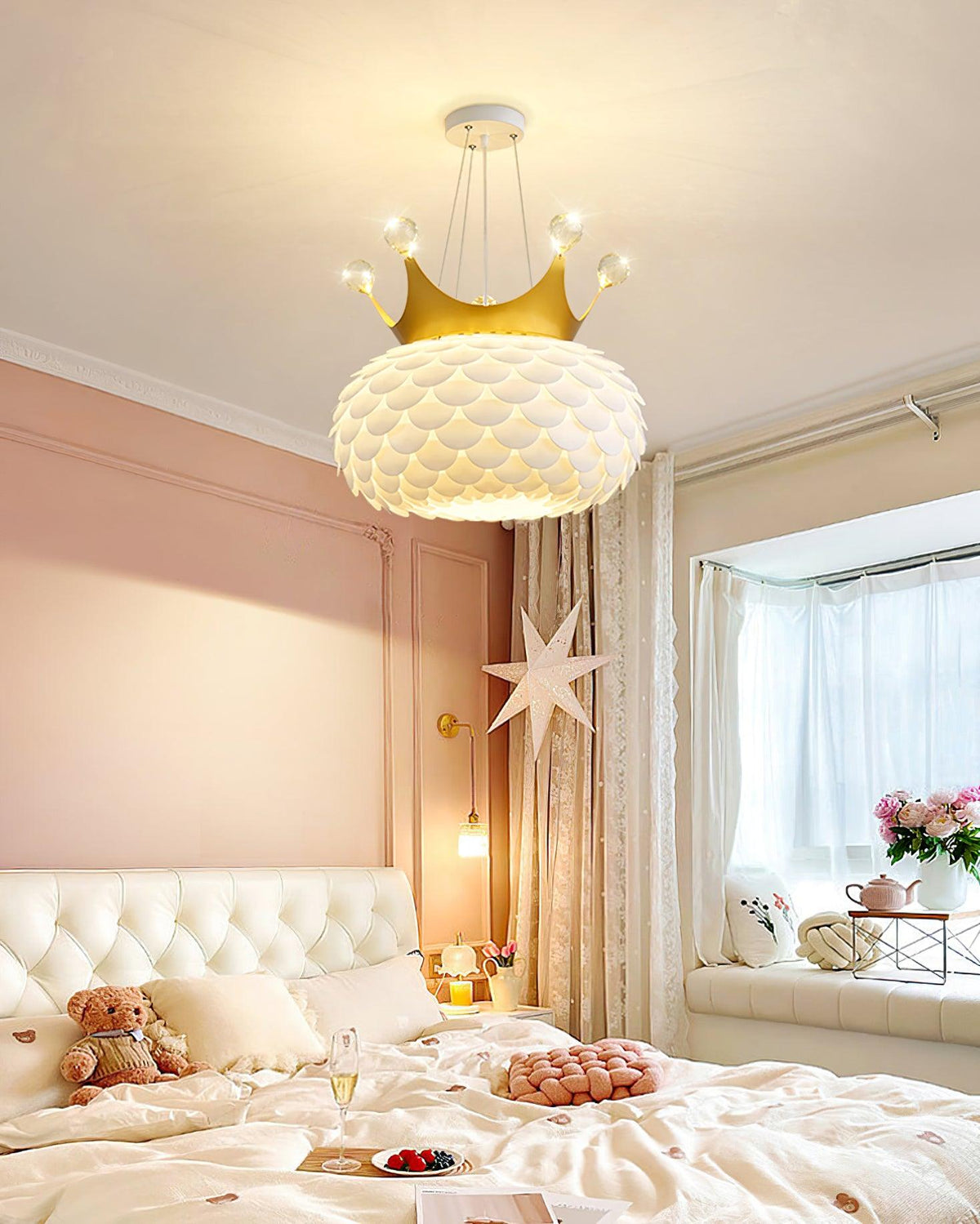 Keloz hanglamp Acryl Scalloped Crown Whimsical