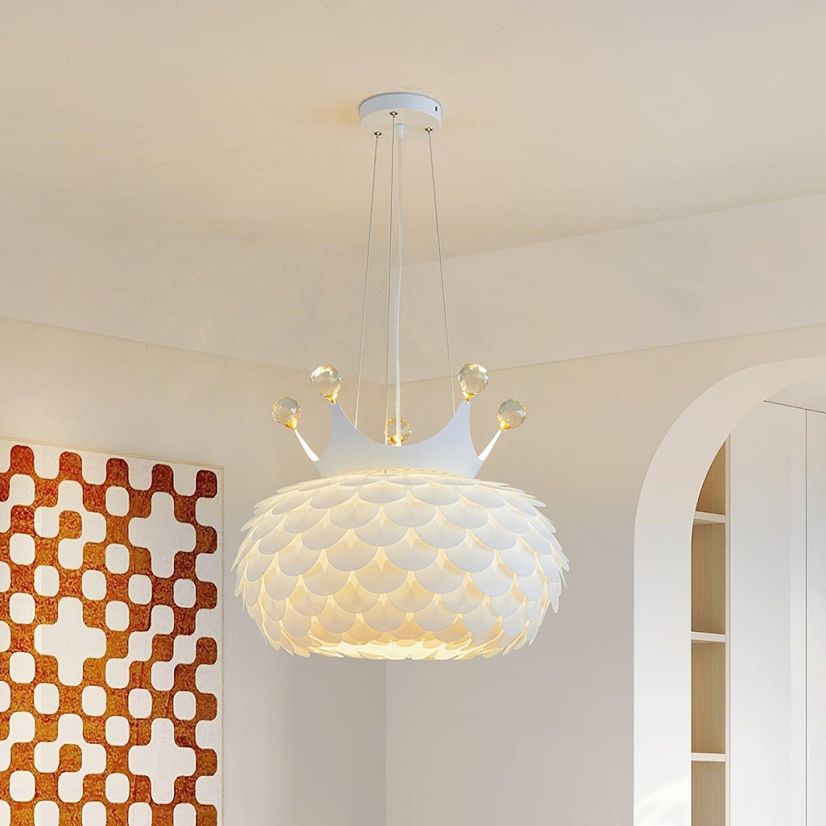 Keloz hanglamp Acryl Scalloped Crown Whimsical