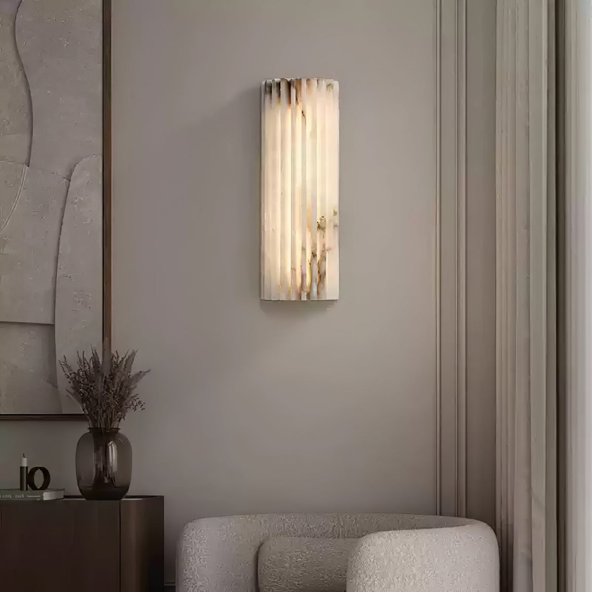 Aveniraria albasten wandlamp