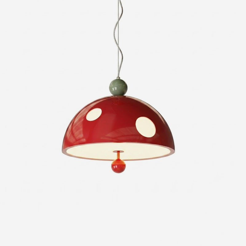 Toadstool hanglamp crème