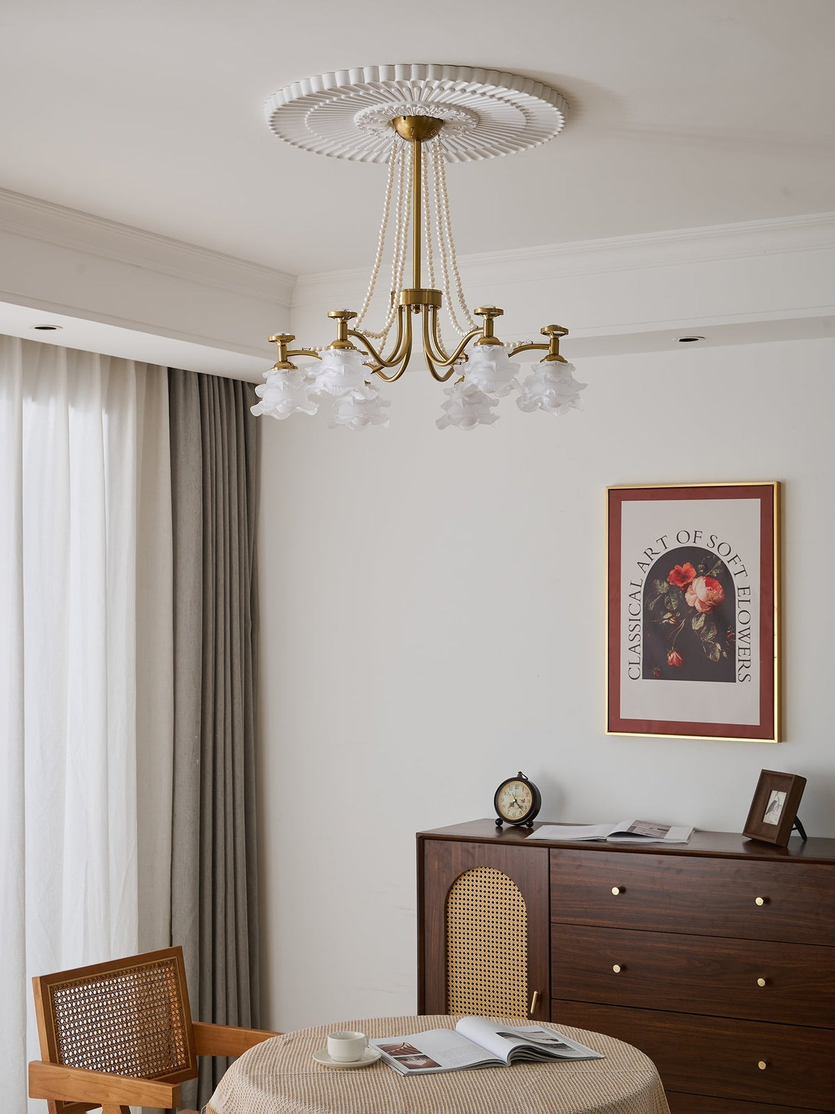 Cotalisra Premium elegantie Rose glas kroonluchter