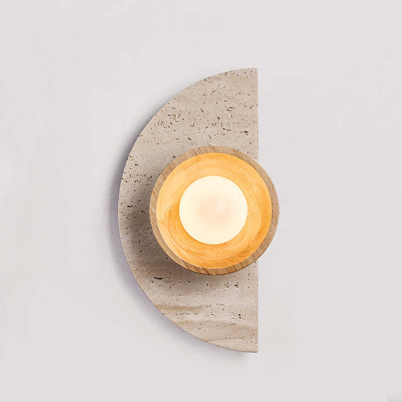 Dvaluvyi wandlamp travertin Individual Creativity