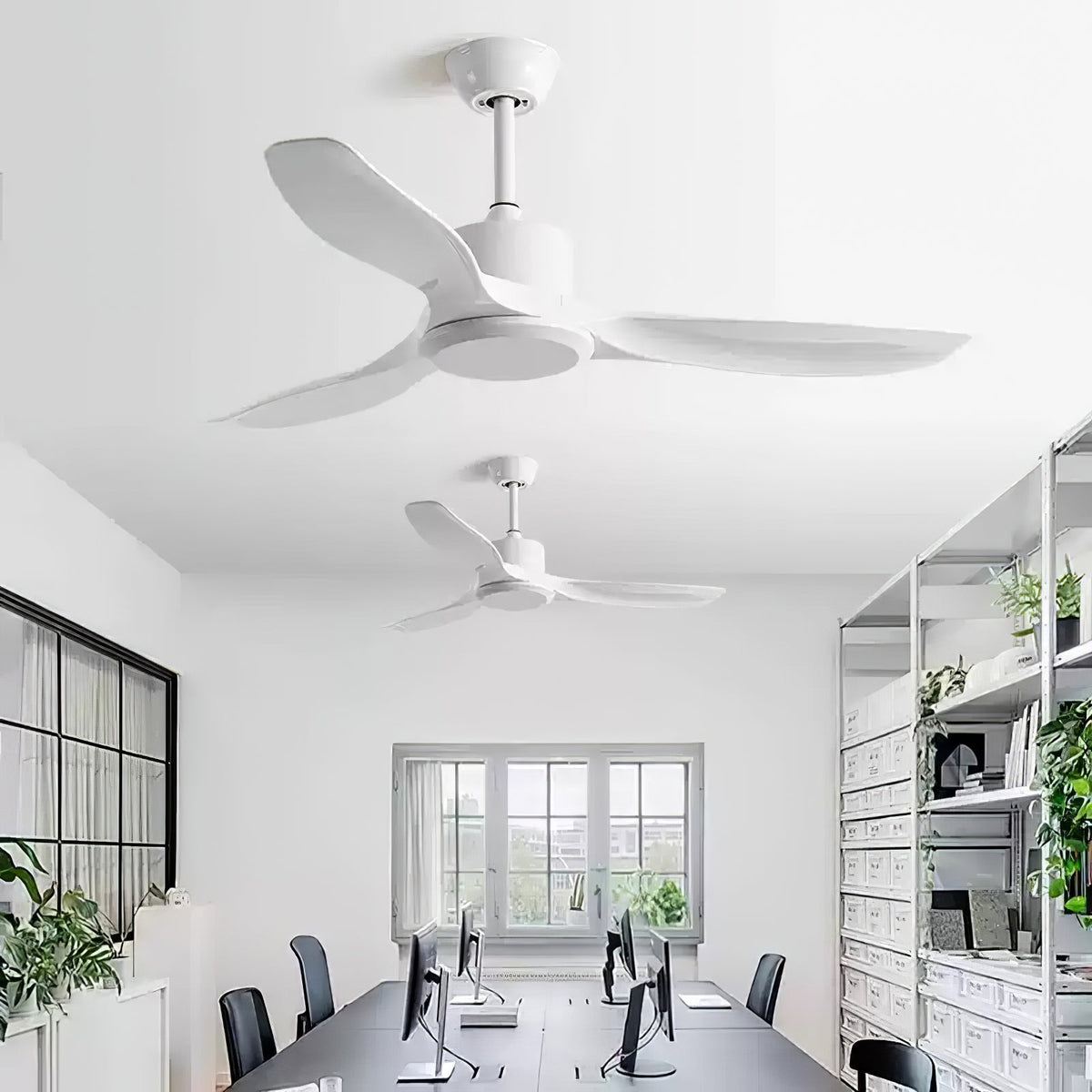 Aldaine minimalistisch houten plafondventilator