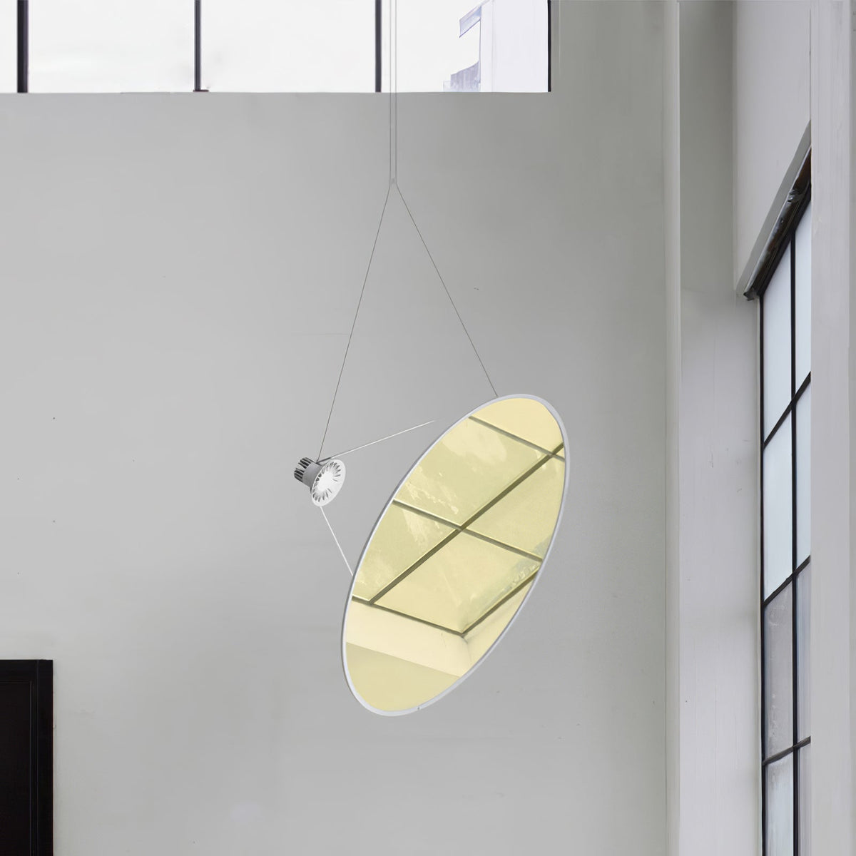 Brio staal Minimalistische hanglamp