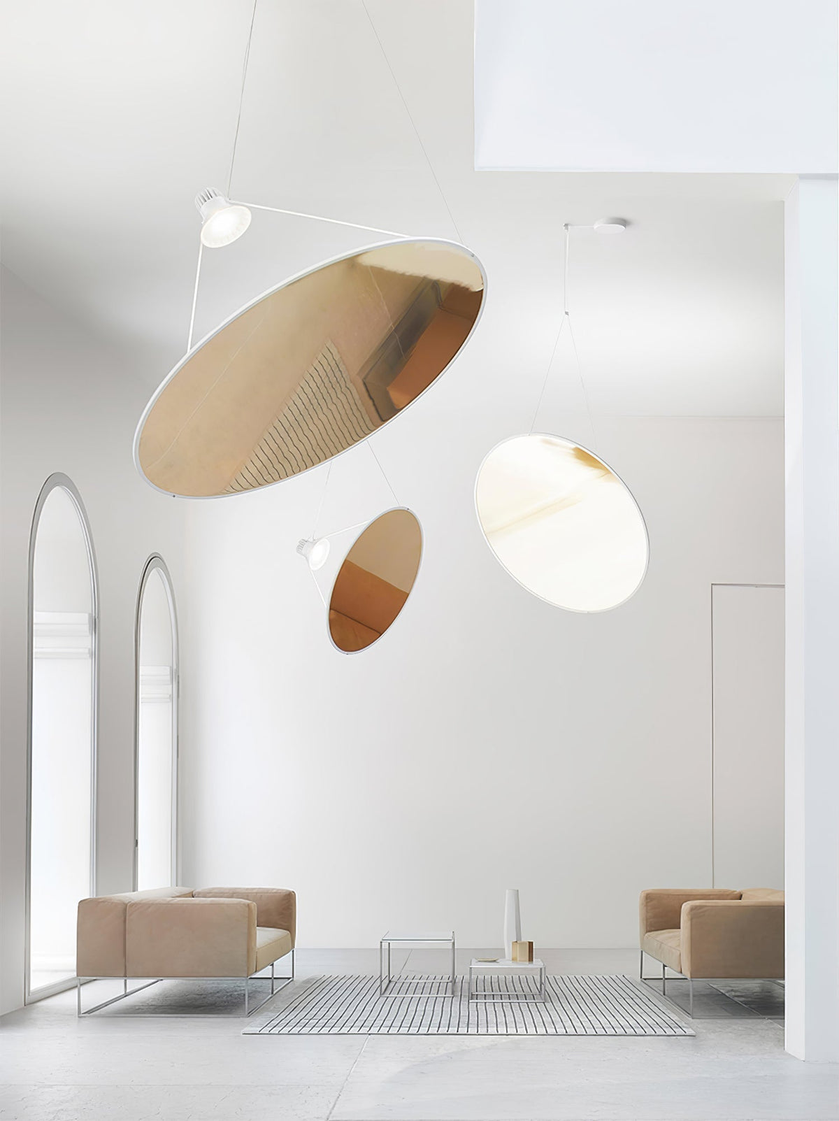Brio staal Minimalistische hanglamp