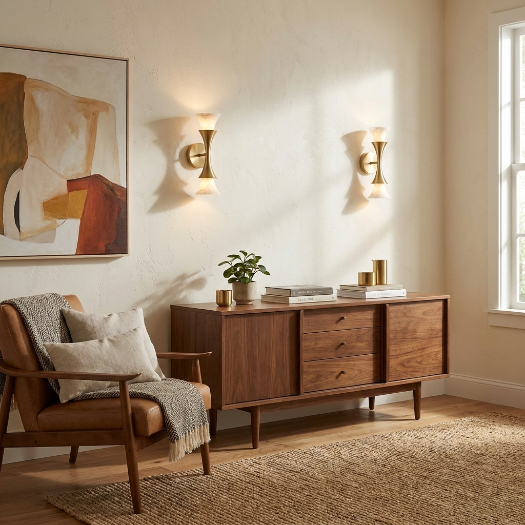 Oakenwick albast wandlamp