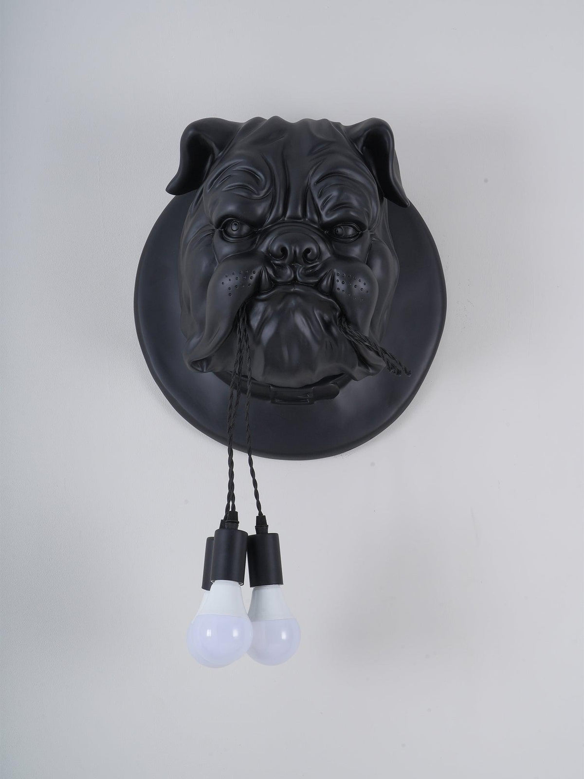 Umeri wandlamp Bulldog Sculpture Whimsical
