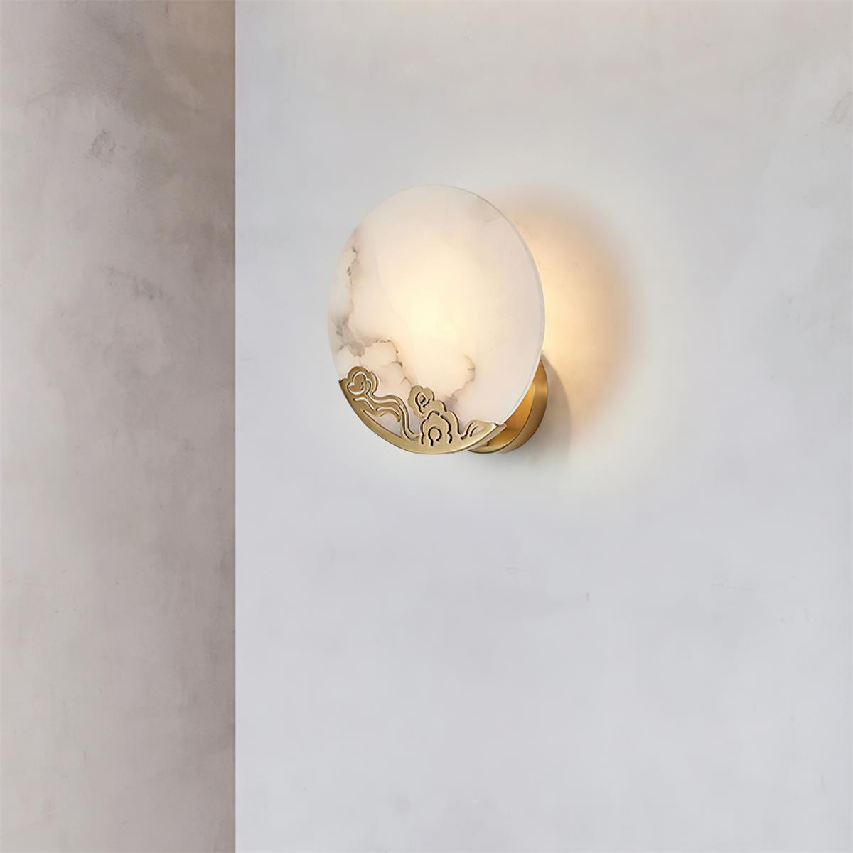 Eterna albasten wandlamp