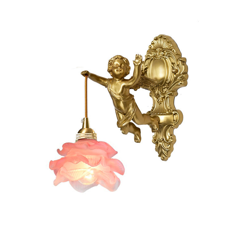 Solange Angel glas wandlamp