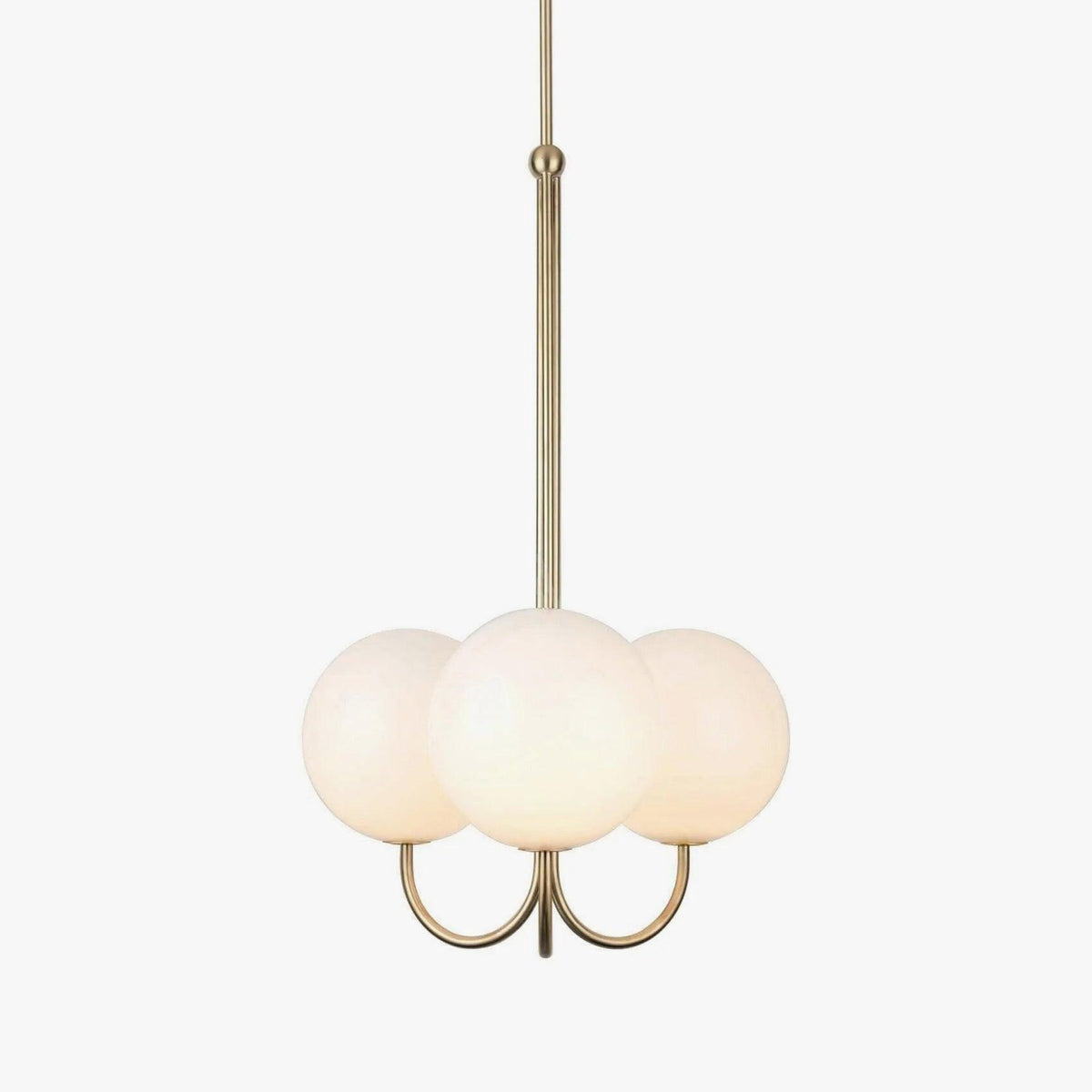 Brin elegante hanglamp van metaal en glas